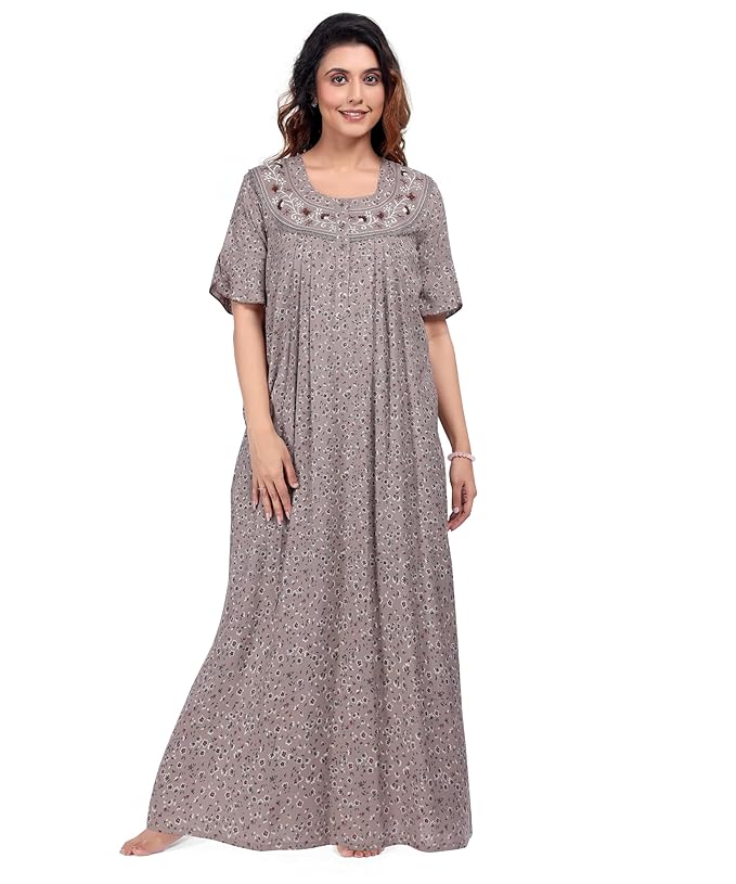 Front Pleated Nighty