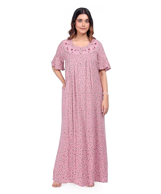 Front Pleated Nighty